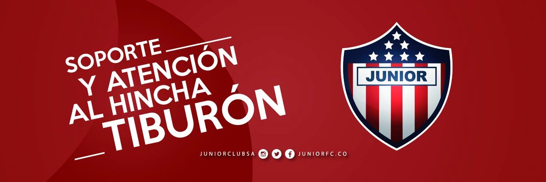SoporteJunior's tweet photo. Soporte y atención al hincha tiburón @JuniorClubSA  @SoporteJunior 
🔴⚪🔵 https://t.co/xhZgb03eF6
