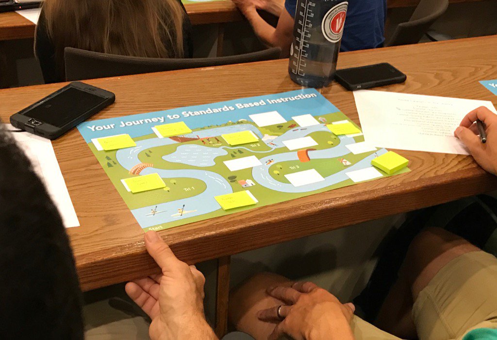 kimpavlovich's tweet photo. What is your Standards Based Mindset journey?BHS teachers are charting their course! #AHSchools #sbmindset #BlaineHS https://t.co/7Elle75UD3