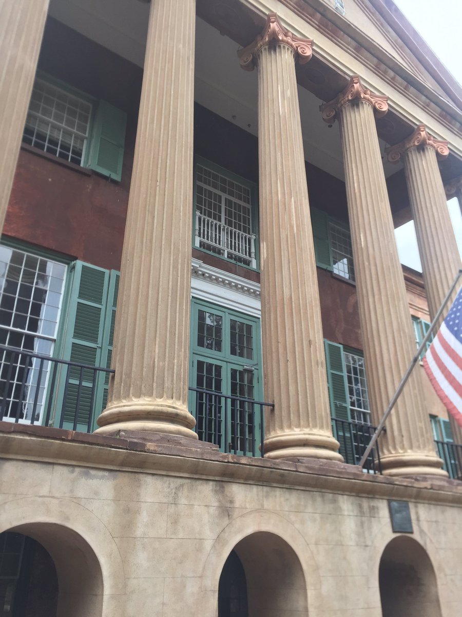 Where the first College classes were held! #CofC410