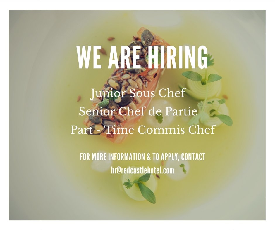 We are hiring! We are looking to fill various positions at the Edge Restaurant. Share with anyone who might be interested! 😃 #jobs #donegal