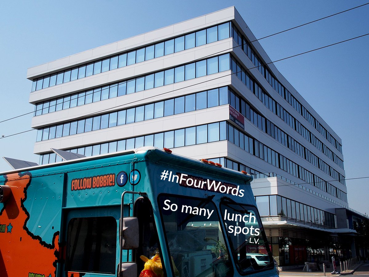 associatedeng's tweet image. As the clock approaches noon, what&apos;s available to eat just outside our #VancouverOffice is the focus of this #InFourWords staff submission.
