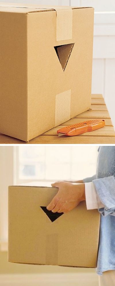 AllStorageNW's tweet photo. Difficult time picking up heavy boxes? Those days are over! Create your own handles! #AllStorageNorthWest #storage #movingtip #storagetip https://t.co/Aoi1KAigI1