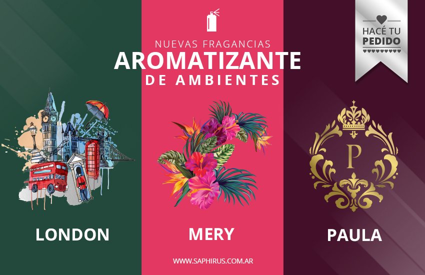 #Nuevas #Fragancias #Saphirus  London, Mery &amp; Paula!
Disponible en #Aerosoles Realiza hoy tu pedido!
saphirus.com.ar