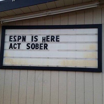 CollegeGameDay's tweet photo. No. 3 in the countdown: Stay classy, Kalamazoo. https://t.co/WNkpXinfDI