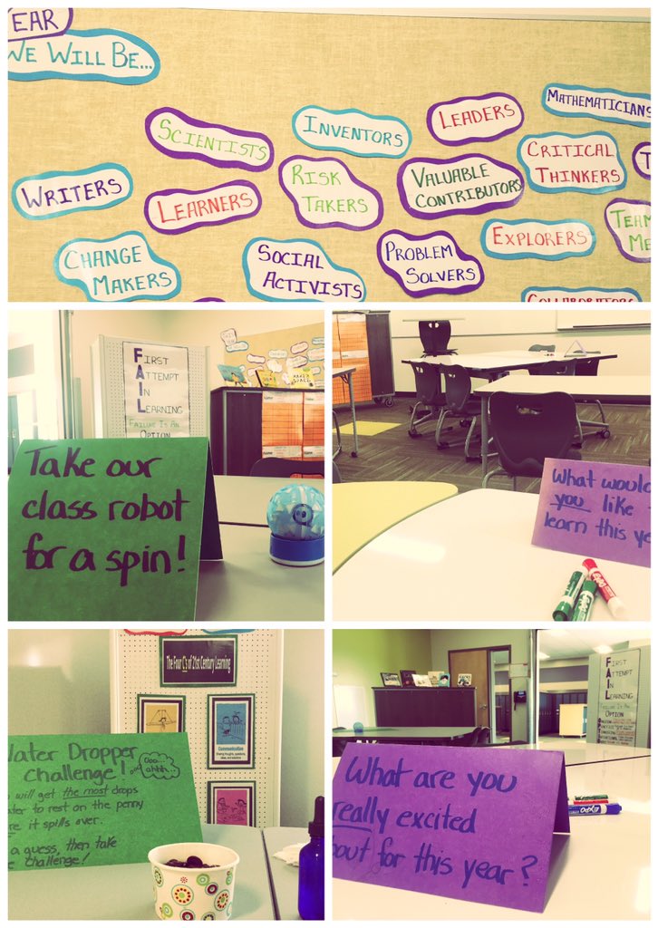 MrEhRon's tweet photo. The stage is set for @WascanaPlains #bringyourbackpack event tonight! Excited to meet students and families! @MYclassroomSK #yqr #skFirstDay https://t.co/Q97QbMfIxQ