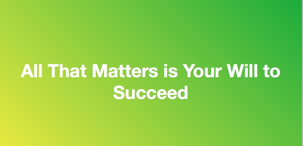 eatbycolor's tweet photo. All that matters is your will to succeed.  #EatbyColor #FitWorkz #SSMF https://t.co/rG8SnQuv1V