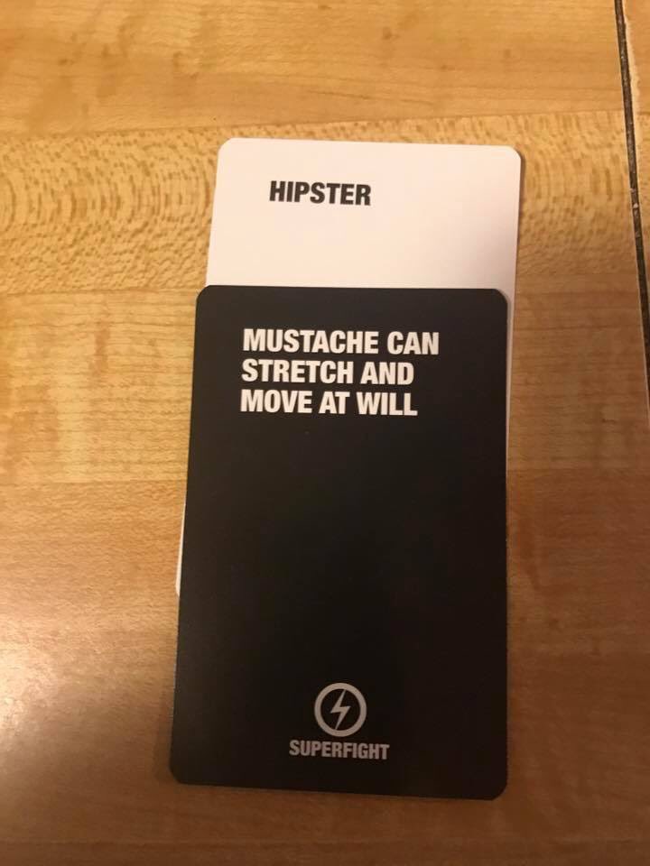DWSchoner's tweet photo. Is this really my @Superfight @superfightlive 
super power @cdye1996? 

#stache #stachelife #stachefamily #mustache https://t.co/l9yjzXZBA0