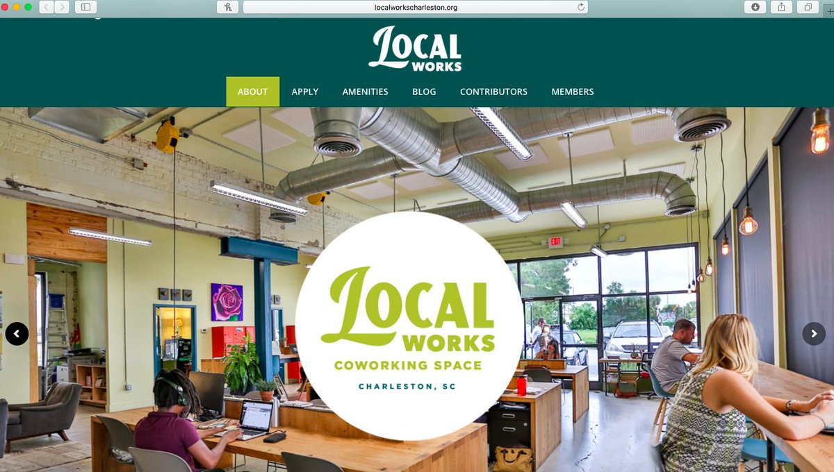 LocalWorksChas's tweet photo. BREAKING NEWS! We have a shiny new website. Take a peek and send feedback our way #ItTakesaVillage #Coworklife https://t.co/yU5Ld8Ox3G https://t.co/GhbU8Zpmzf