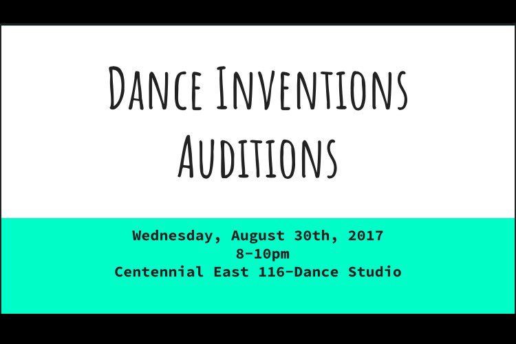 Dance Inventions Auditions Tonight! Interested in dancing in DI show? Come audition! Everyone auditioning will be cast. See you there!