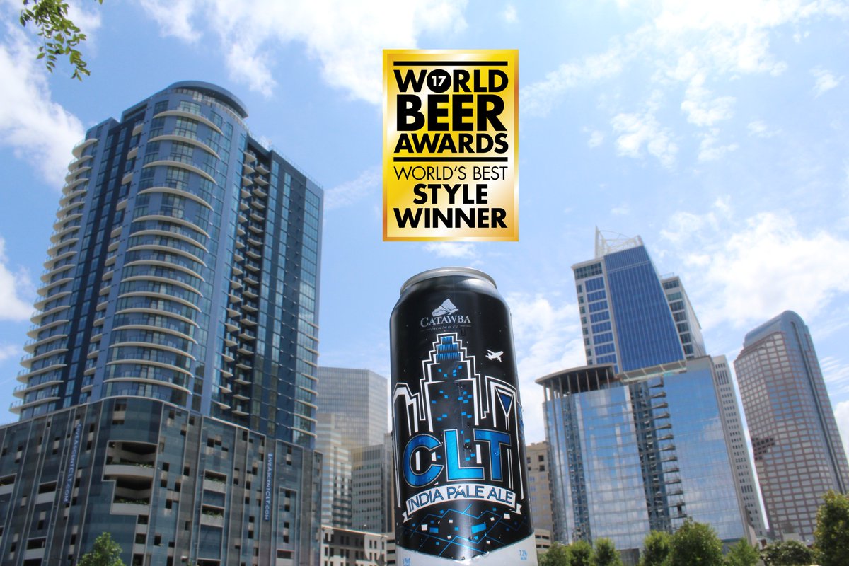 CatawbaBeer's tweet photo. What an honor from World Beer Awards!!
https://t.co/Mo0AURIfOf #CLTIPA #charlottesgotalot #CLT #worldbeerawards #winners #bestIPA https://t.co/62WUQ5L0ye