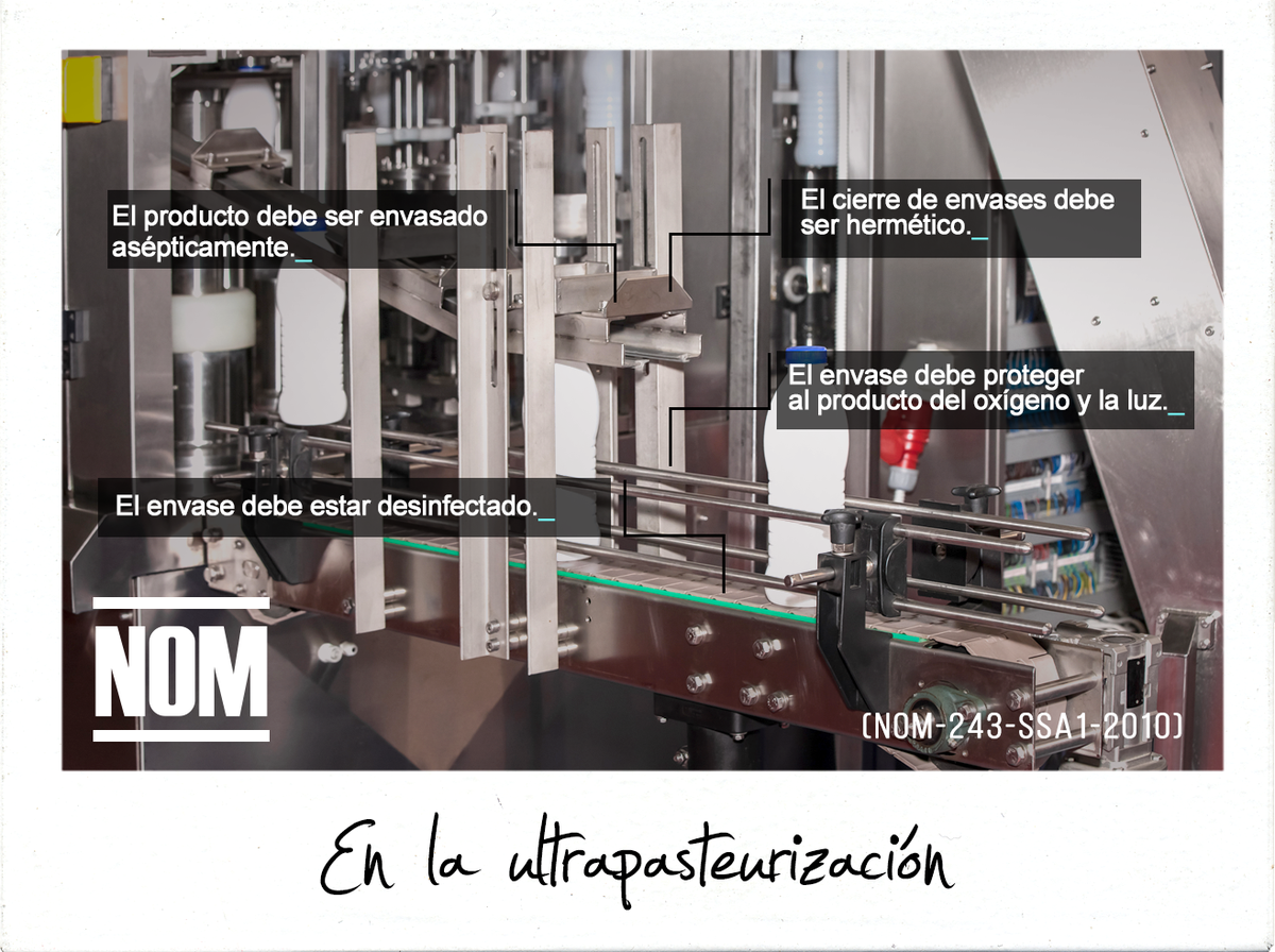 NOM_MX's tweet photo. Todo proceso de esterilización o ultrapasteurización debe cumplir con lo establecido por la NOM-243-SSA1-2010. https://t.co/RaDL9SLDBe