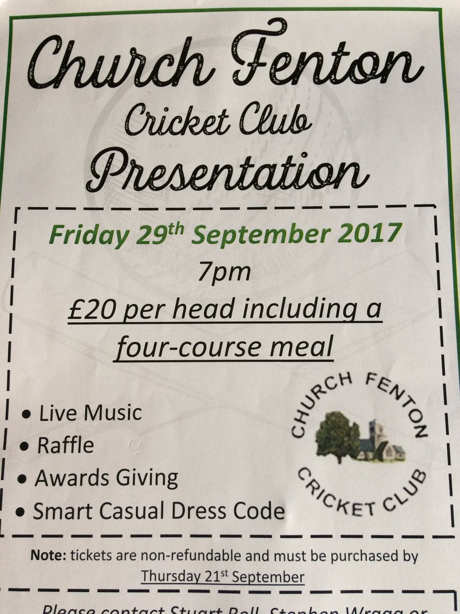 Forget the Oscars, CFCC awards night is nearly here!

Our end-of-season dinner will be held on Sept. 29, at the clubhouse. 

ALL WELCOME!