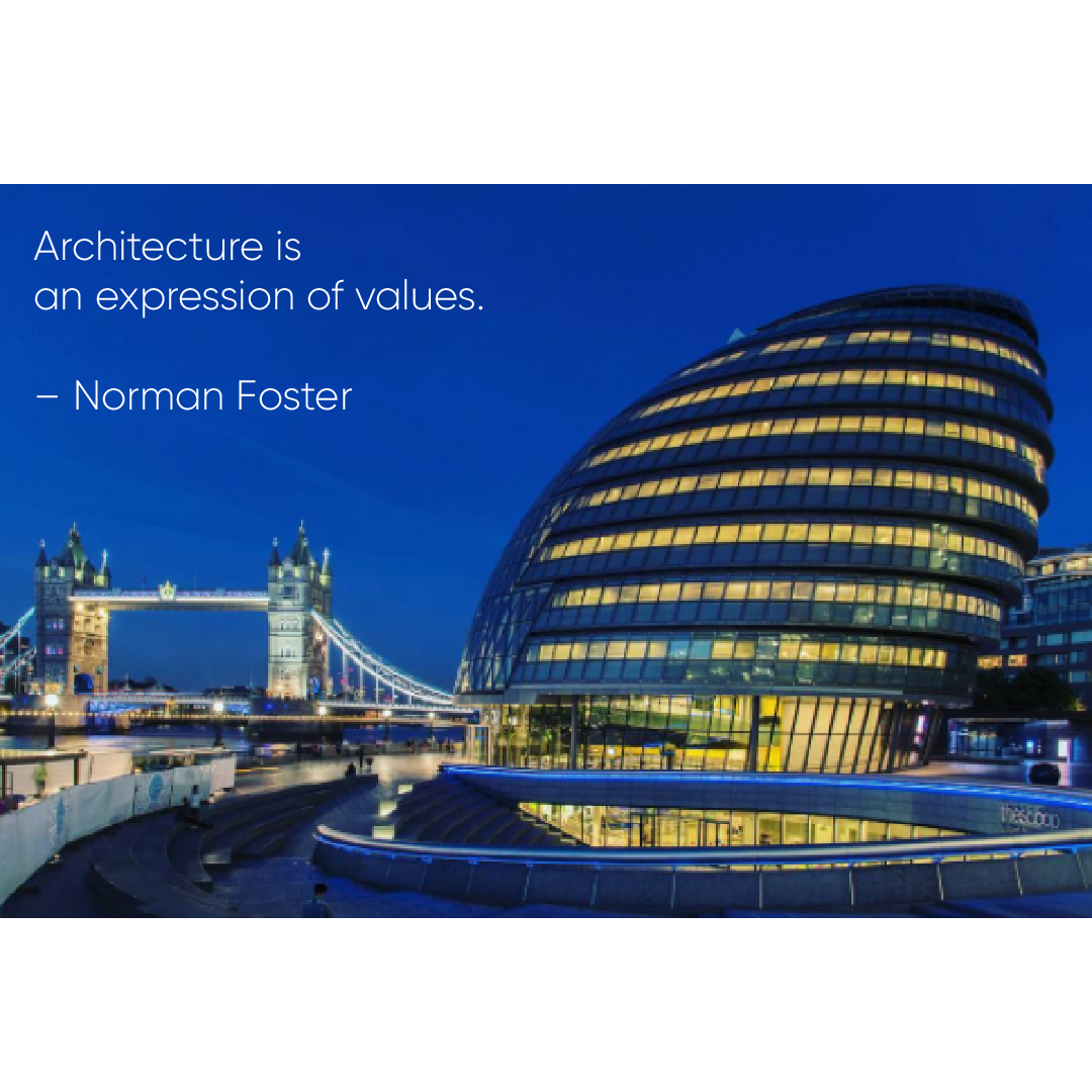 rizdhanji's tweet photo. Architecture is an expression of values. – Norman Foster (pic: Sascha ) #cityhalllondon https://t.co/NfwVw40Hsg