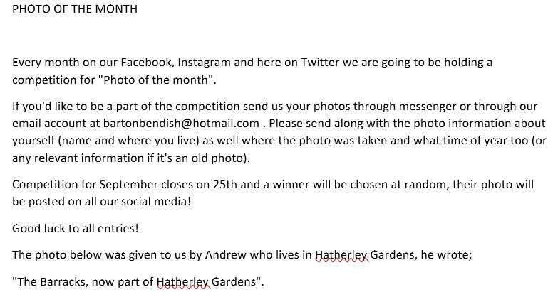 BartonBendishUK's tweet photo. Photo of the month competition!
#photoofthemonth #smallenglishvillage #Competition #photos #photography  #photographer #oldphotos  #goodluck https://t.co/NBBkVdSFd4
