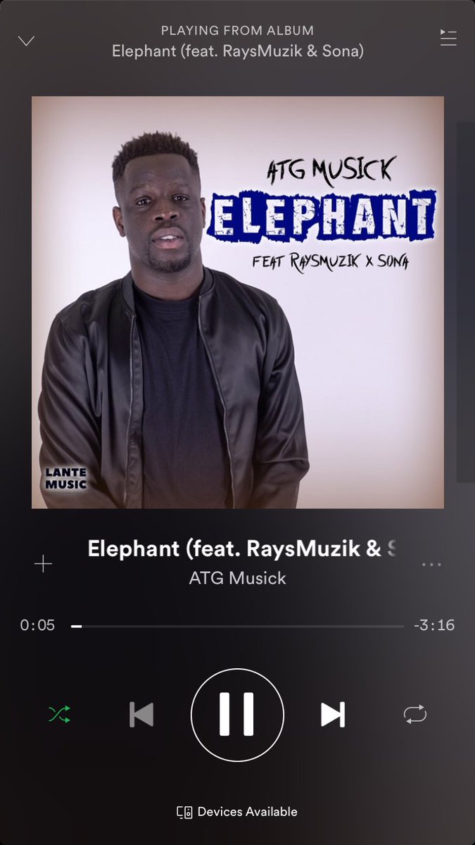 atgmusick's tweet photo. Stream 'Elephant' feat.
@raysmuzik &amp; @therealsona Out Now on all digital platforms 🔥⚠️

https://t.co/DPTohntI5l

https://t.co/c2Qui7bEpW https://t.co/VUKS4dR1TB