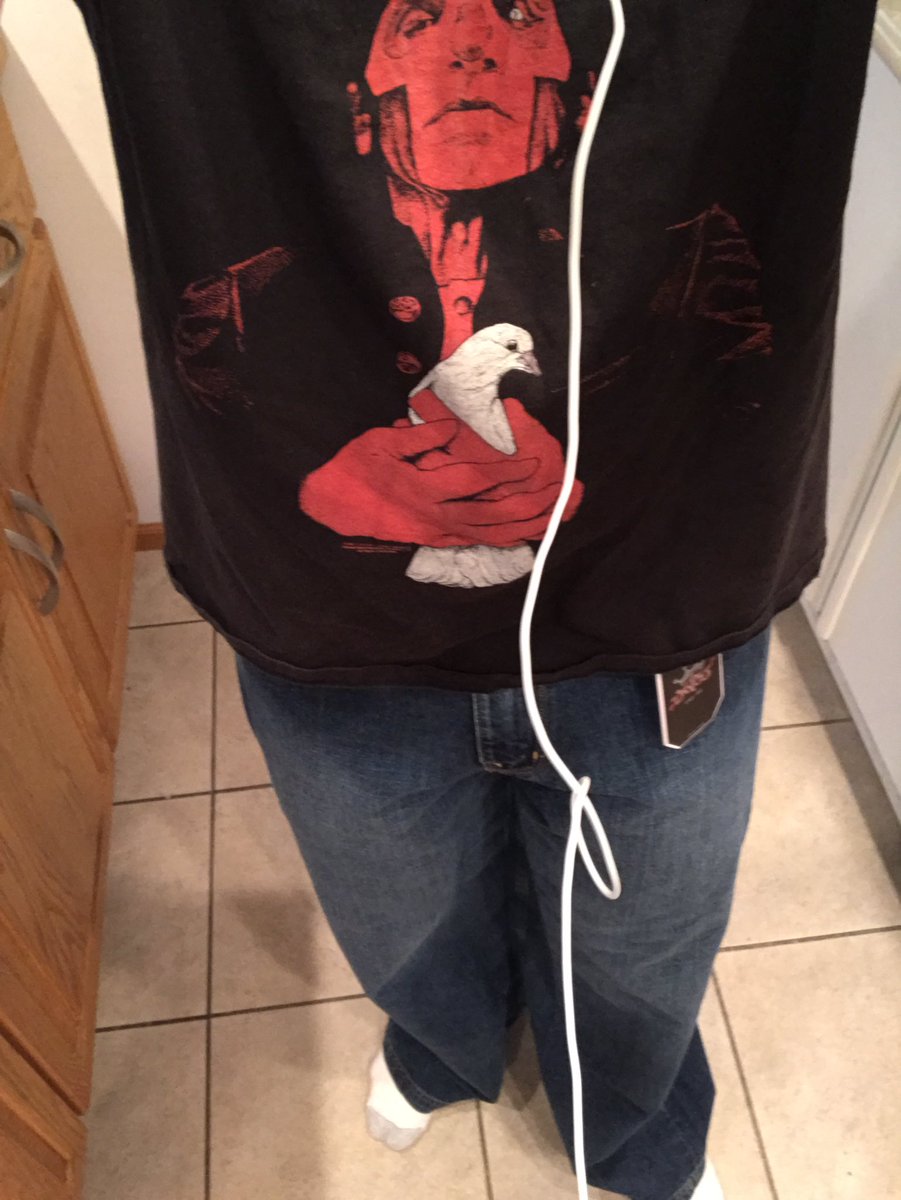 Steve_Becker_05's tweet photo. I totally got 3 more pairs of @jncojeansco and they are as comfortable as I remember. #imbringingitback #jnco #ghostbc #ghost #comfortable https://t.co/QdVvfeJ6eA