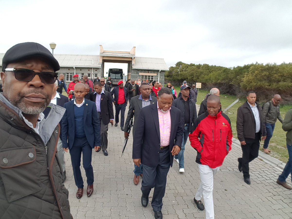 LMDesignSpace's tweet photo. @EFFSouthAfrica @DesignMattersLM It was an honour to host the #KathradaFoundation &amp; #NelsonMandelaFoundation who co-arranged the visit of the #EFF to #RobbenIslandMuseum https://t.co/RYSJMT2Yci