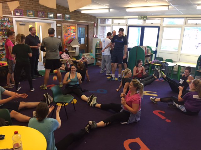 ActiveEssex's tweet photo. Great day today @runwellpri doing #essexandthamesprimaryscitt training #PowerofPE #EssexTraining https://t.co/rZ5ByMHbRc
