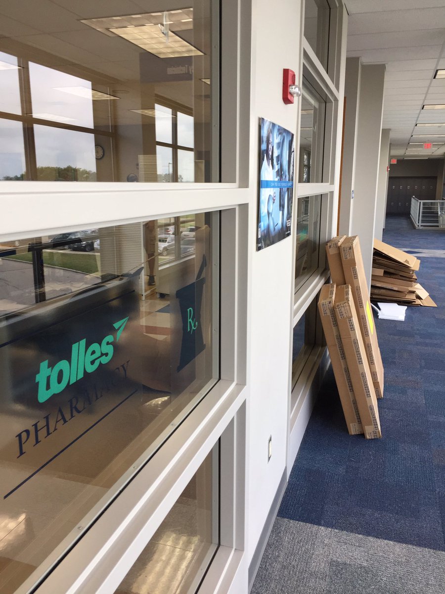 TollesTech's tweet photo. Upgrades being made in the @TollesPharmacy lab today. We'll show you the final result at the end of the day! #LiftTolles https://t.co/5mHpYVCvIT