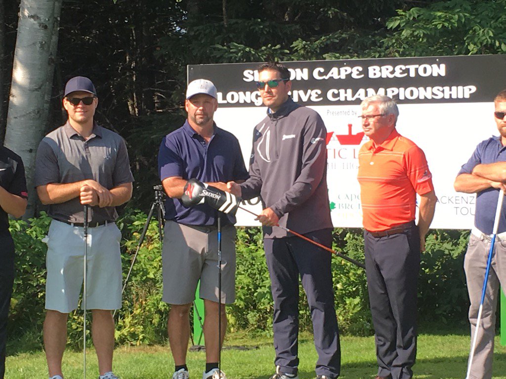Congrats to Brian MacDonald winner of the Srixon Cape Breton Open Long Drive and to all other participants. #Srixon
