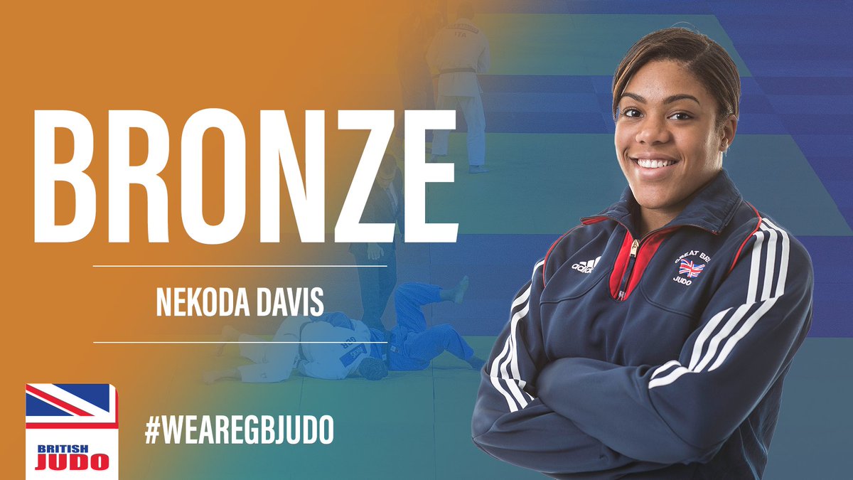 #WeAreGBJudo🇬🇧🥋 (@britishjudo) on Twitter photo It's #JudoWorlds2017 BRONZE for <a href="/nekodadavis_57/">Nekoda Davis OLY</a>. Our first world medal since 2010! Great performance today! #WeAreGBJudo 🥋🇬🇧🥉 It's #JudoWorlds2017 BRONZE for <a href="/nekodadavis_57/">Nekoda Davis OLY</a>. Our first world medal since 2010! Great performance today! #WeAreGBJudo 🥋🇬🇧🥉
