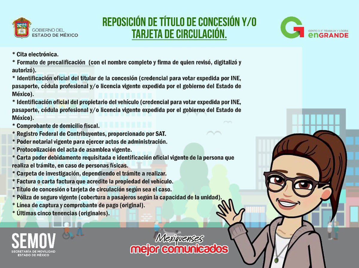 Requisitos Para Reposicion De Tarjeta De Circulacion Edo