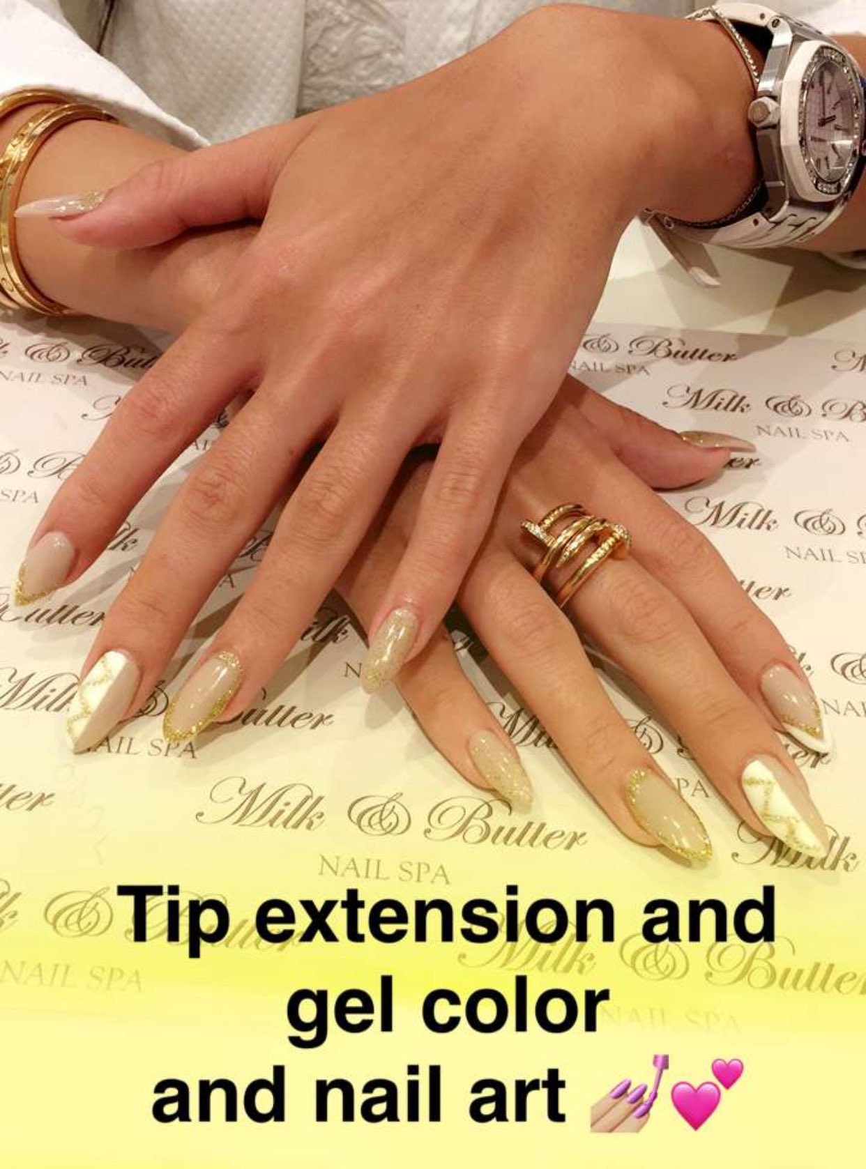 Milk & Butter ميلك آند باتر on Twitter "Glamorous nails for Eid at