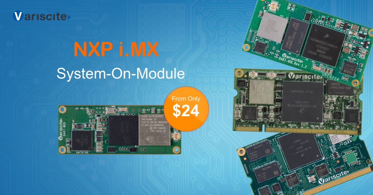 Variscite_Ltd's tweet image. Highest quality #NXP #iMX System-on-Modules Starting From Only $24!
goo.gl/HsaQtP
#SystemOnModules