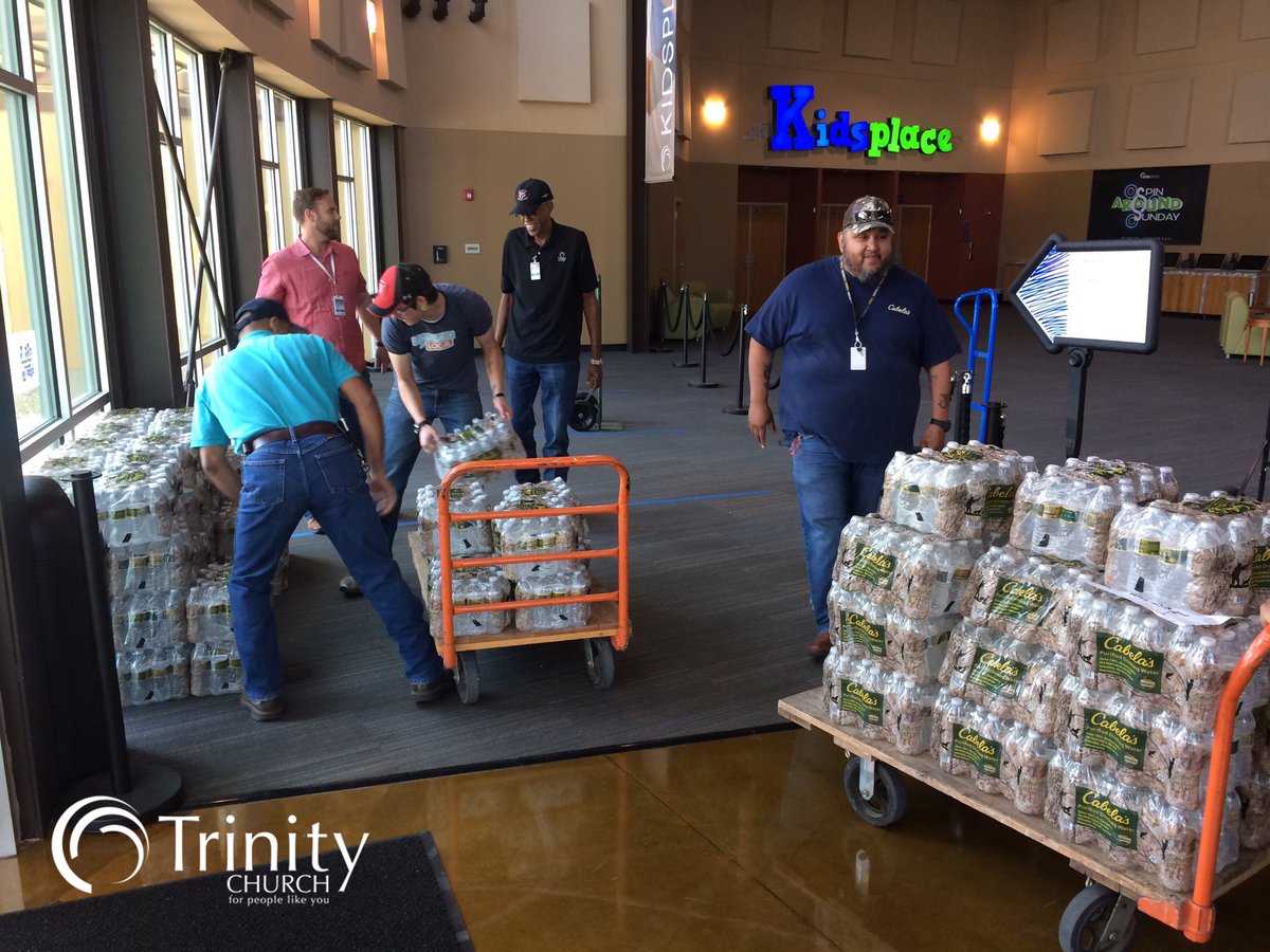 TrinityLubbock's tweet photo. Harvey Help! Trinity loves big! More details on giving:https://t.co/4VjekYZWDd #TrinityforTexas #HurricaneHarvey #TrinityToday #PrayforTexas https://t.co/aXIr2D8gXG