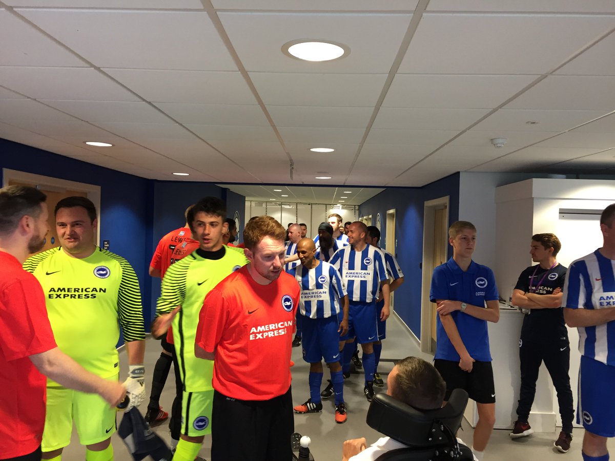 FootballAid's tweet photo. πβ½οΈ The report from our 1st ever @OfficialBHAFC match at The Amex is now live! Read all the details here β‘ https://t.co/JwgLBClv9R #BHAFC https://t.co/eXfPwiY5wA