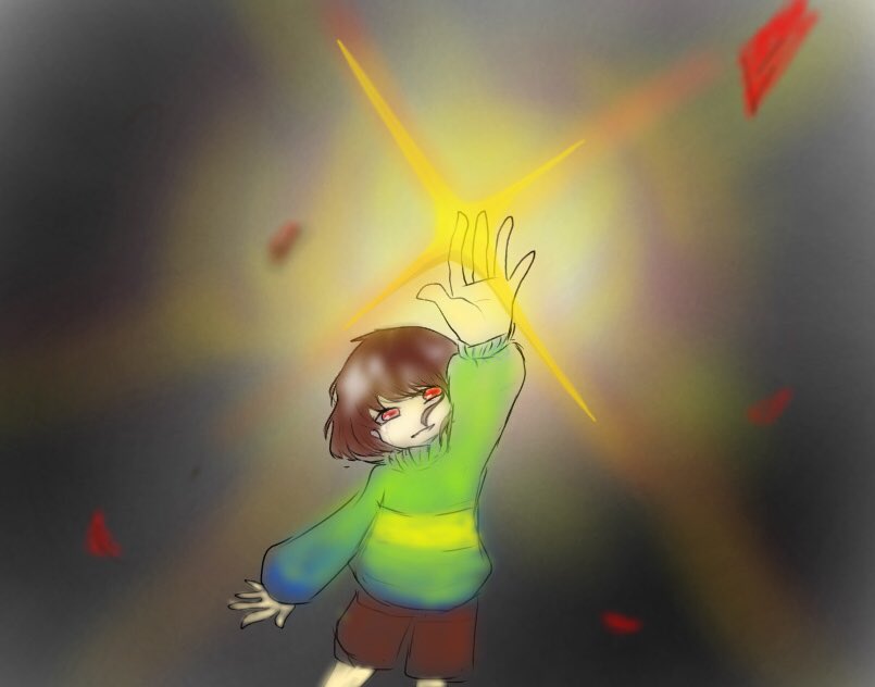 ✧ *Determination✧
#かいてみた
 #みんなの開眼フリスクがみたい