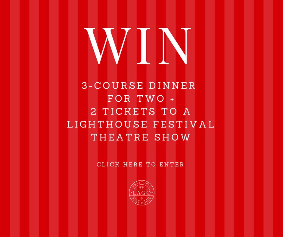 lagoportdover's tweet photo. Tmrw is the LAST DAY to enter our 4th + final draw of the summer for dinner @lagoportdover + a show @LighthouseLFT! https://t.co/7L3wNE2mT7 https://t.co/OSUQzODeNw