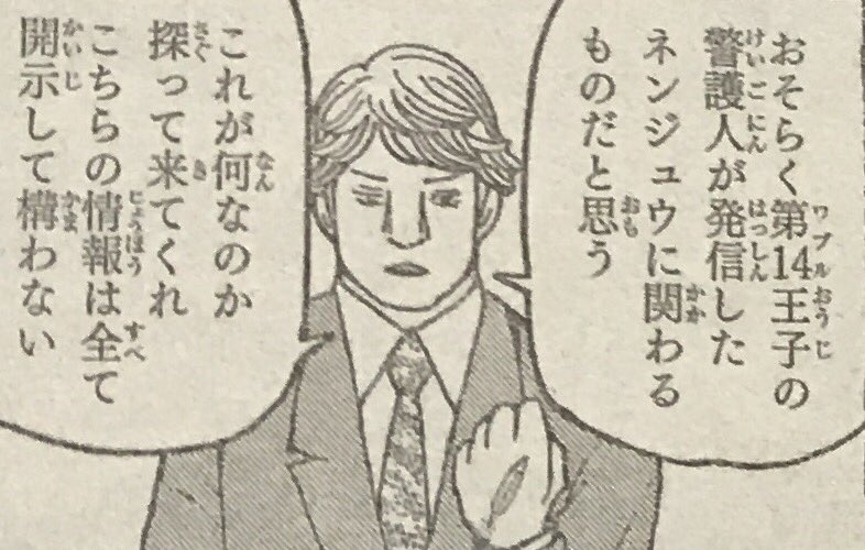 きてるくま ハンタ感想垢 Twitterissa ハルケン が ネンジュウ と言っていたのに対して 彼の護衛は 念獣 と言っていたことから 既に念能力の存在を知っていたのではないかという考察はなるほどなと思った ただ その場合はなぜ ハルケンに念の存在を教えなかった
