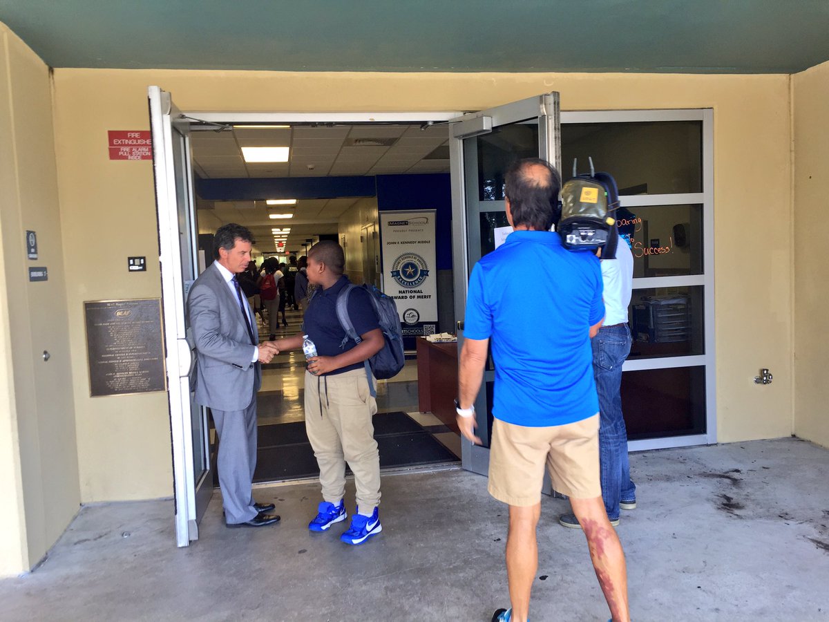 Watch <a href="/nbc6/">NBC 6 South Florida</a> at 5:30pm or 6pm to see our awesome school and new Principal in action! @MiamiSup <a href="/MDCPS/">Miami-Dade Schools</a> <a href="/NROPierre_Louis/">Andy J. Pierre-Louis</a> <a href="/DrCKirton/">Charmyn M. Kirton</a>