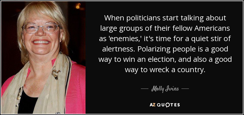 We miss you Molly Ivins! We need you now! Happy Birthday! 