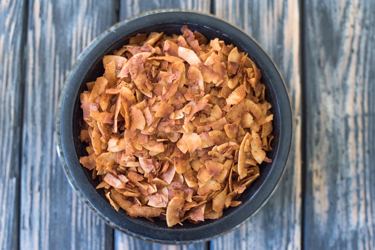 BigTreeFarms's tweet image. Vegan bacon FTW 🏆 RT @goofyfootfoods: Big batch of coconut bacon for the week! Loving @BigTreeFarms Coconut Aminos. #poweredbyplants