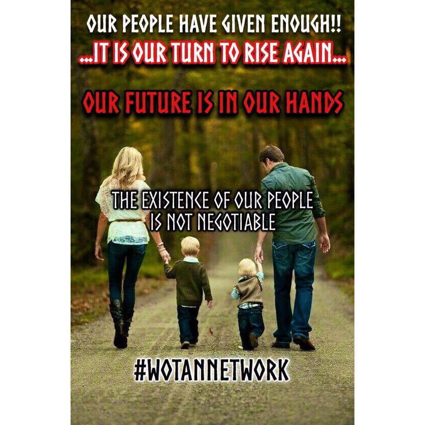 WotanNetwork1's tweet photo. We have sacrificed Our physical efforts, Our land, Our very blood to the 'false song of globalism'. No more! 

#WotanNetwork https://t.co/8Hllc5Dhu6