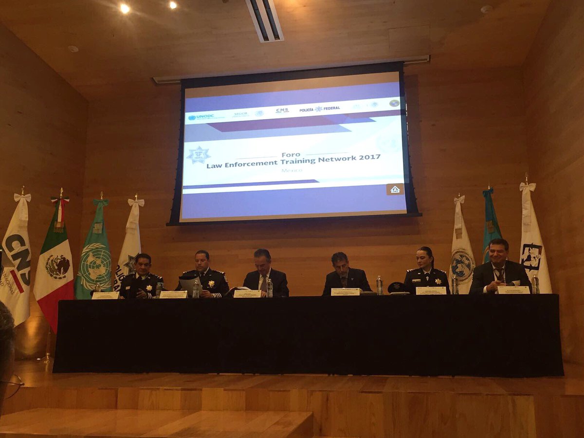 Day1 #LE_TrainNet2017 brings together training institutions in law enforcement to promote #sustainablecooperation @UNODC @UNODC_MX