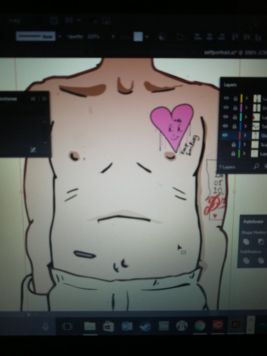 LTaylorGraphics's tweet photo. Working on a self portrait! https://t.co/3s51NJJBYz