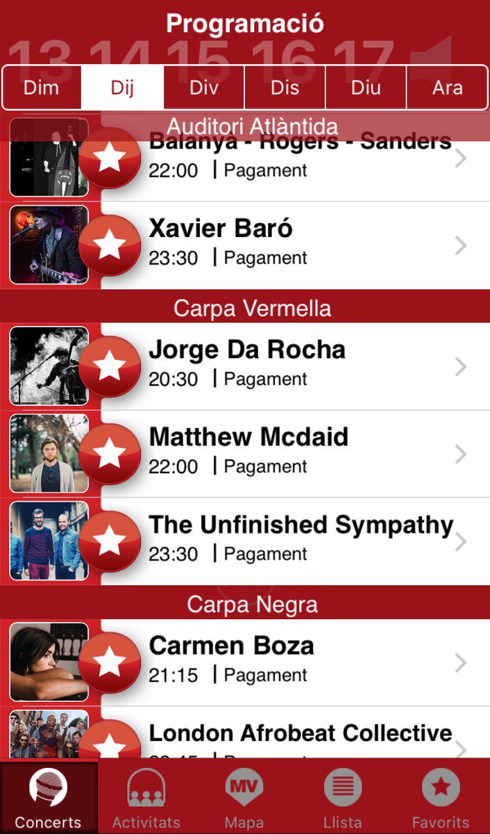 Ja tens l'app del #MMVV? Horaris, entrades, activitats... sempre a mà! Planifica't! A Google Play i l'App Store i mmvv.cat
