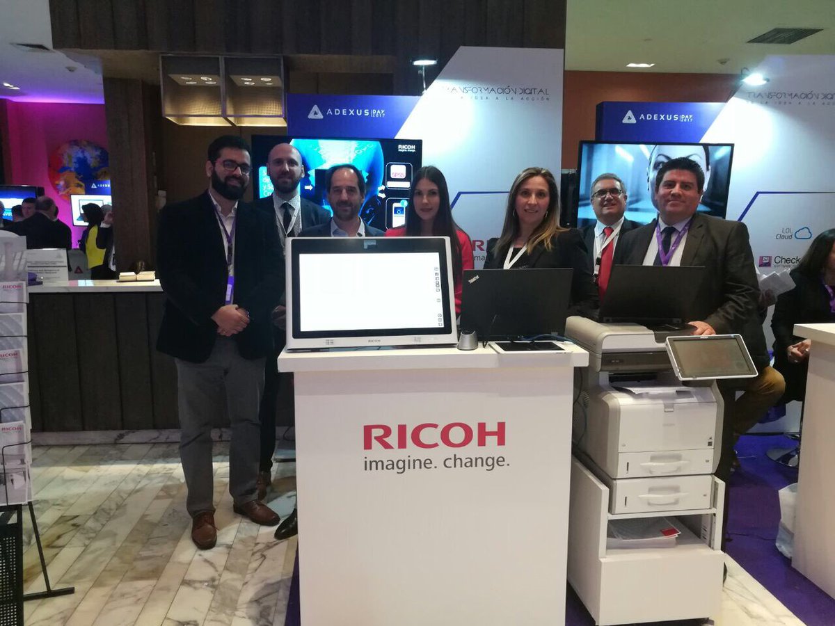 azul1a's tweet photo. Exitosa participación de Ricoh en Adexus Day 2017 #AdexusDay2017 https://t.co/d0s3h4Vp80