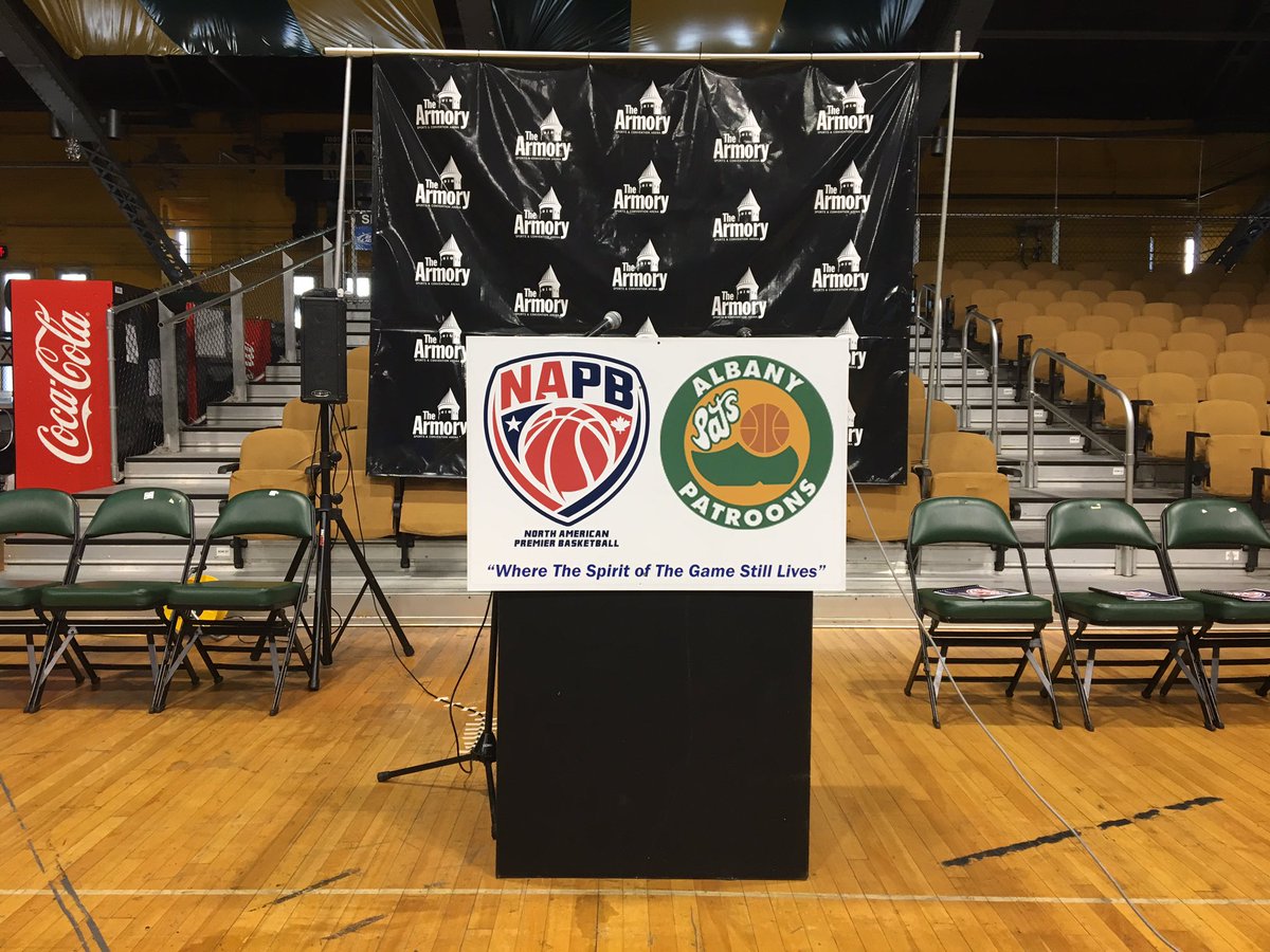 Looks like this is for real: the <a href="/AlbanyPatroons/">Albany Patroons</a> are coming back to the Washington Ave Armory (Twitter account has been a bit active, too).
