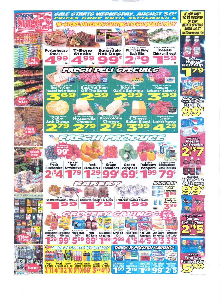 Stagers_Store's tweet photo. And here is part 2 of our Labor Day ad. Thank You and have a great holiday! https://t.co/6bus5wU41c