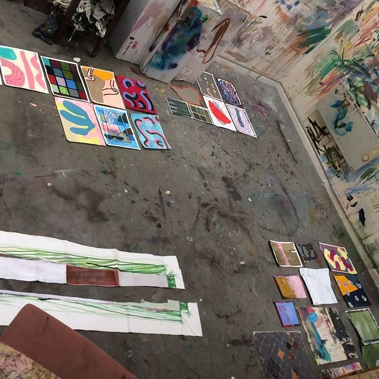 PISINpresents's tweet photo. #PISINaboutinthestudio. Maybe showing some work from the studio floor this friday. In association with @CastlefieldGall https://t.co/BtcCfMueq2