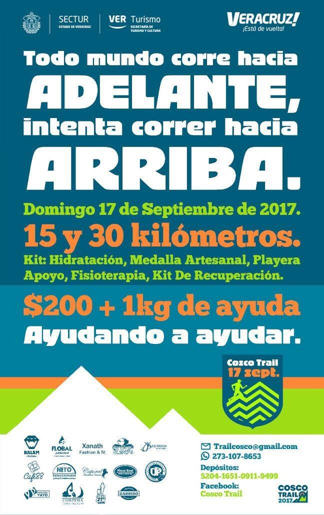 pmagicosver's tweet photo. Inscríbete al #CoscoTrail "Ayudando por ayudar" el 17 de septiembre en Coscomatepec.
Infórmate en trailcosco@gmail.com
#TurismoDeportivo https://t.co/DZjOVOFgVk