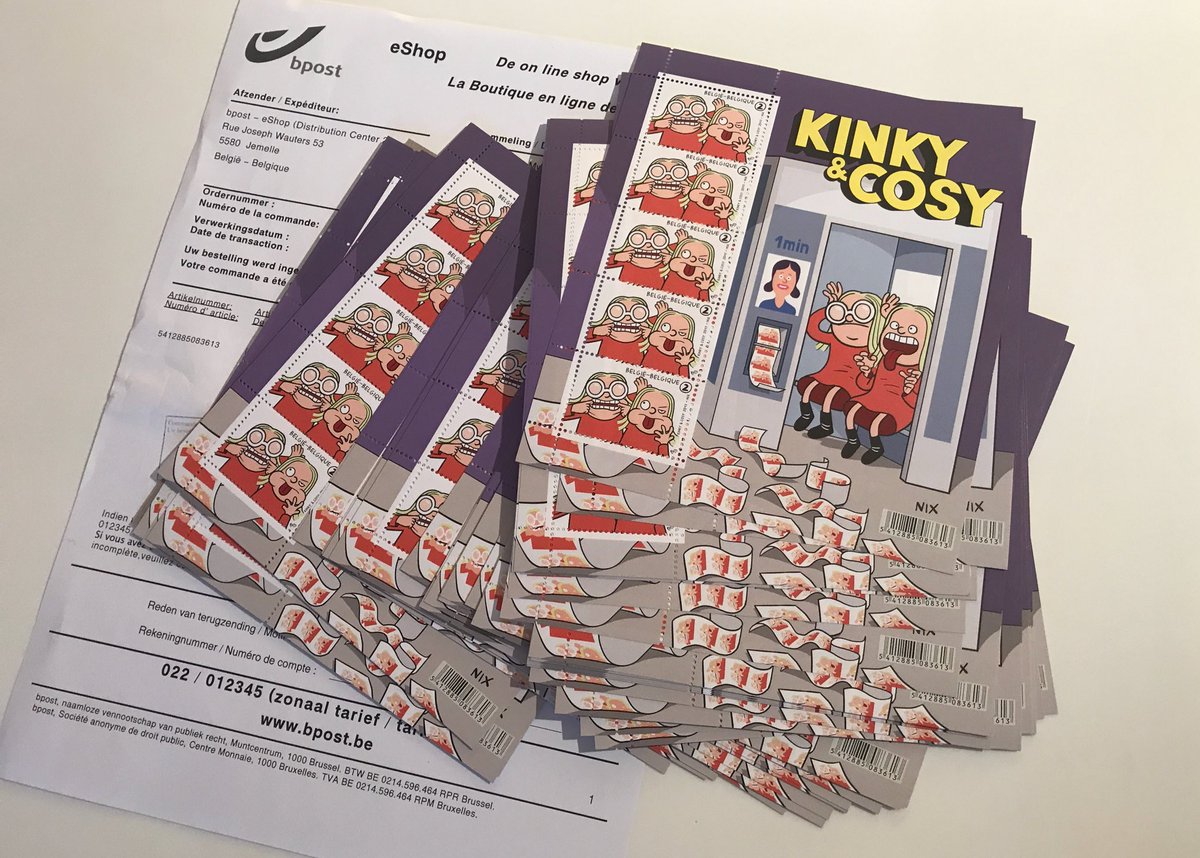 De Vynckeneers hun nieuwe 'tembers' zijn toegekomen.
<a href="/kinkyandcosy/">Kinky & Cosy</a> <a href="/bpost_nl/">bpost</a>