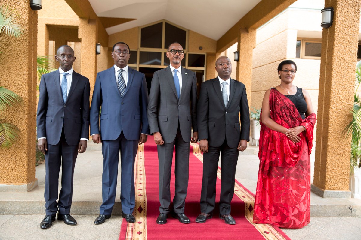 RwandaGov's tweet photo. Congratulations to our newly sworn-in Prime Minister Edouard Ngirente. #Rwanda https://t.co/61lArviyjN
