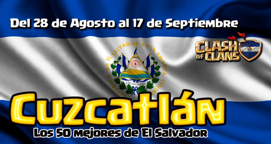EnriqueCSV's tweet photo. Clan Cuzcatlán - Para todos los Top's de El Salvador - del 28/08 al 17/09 - 2017 - Más info: https://t.co/CONxz0SgZa @ImperiorealTop https://t.co/ow67mZHGog