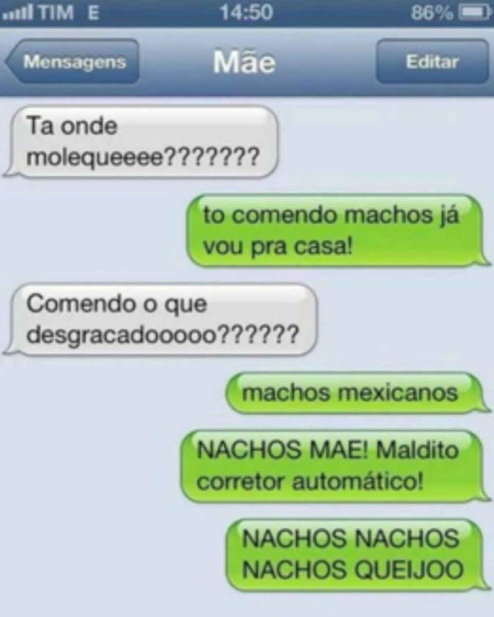 E a culpa é do bendito corretor ortográfico! 😂😂😂

#BetaQuerLab

👇👇👇👇👇👇👇👇