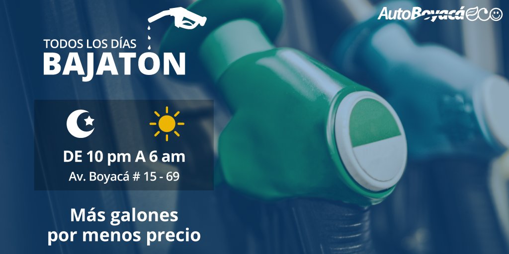 AutoBoyaca's tweet photo. ¡Es tu oportunidad!
Trasnocha o madruga cualquier día de la semana y haz parte de la #Bajatón.
#MasGalonesPorMenosPrecio #AutoBoyaca https://t.co/iyHLGHQYMz